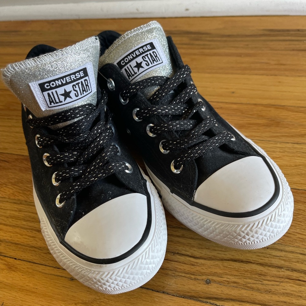 Converse Kids Black Sneakers
